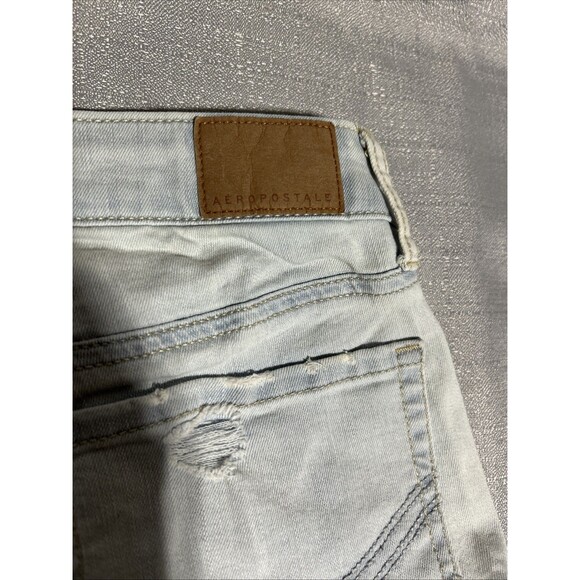 Lot Of 6 Jean Shorts Women Denim Waist spring break chic booty distressed - Picture 8 of 16